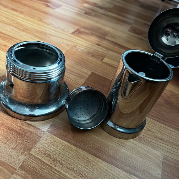 vintage italian stovetop espresso maker 3 piece - Picture 6 of 8